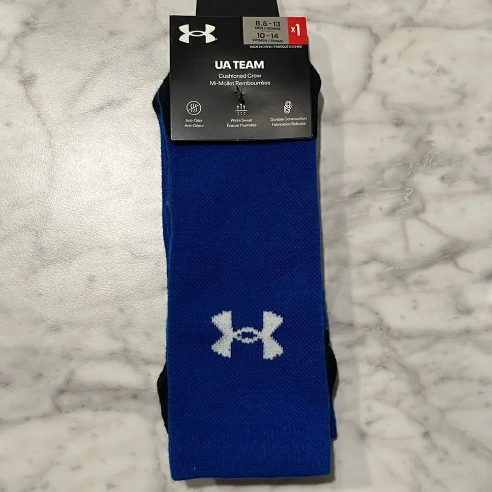 UNISEX UA TEAM CUSHIONED CREW SOCKS